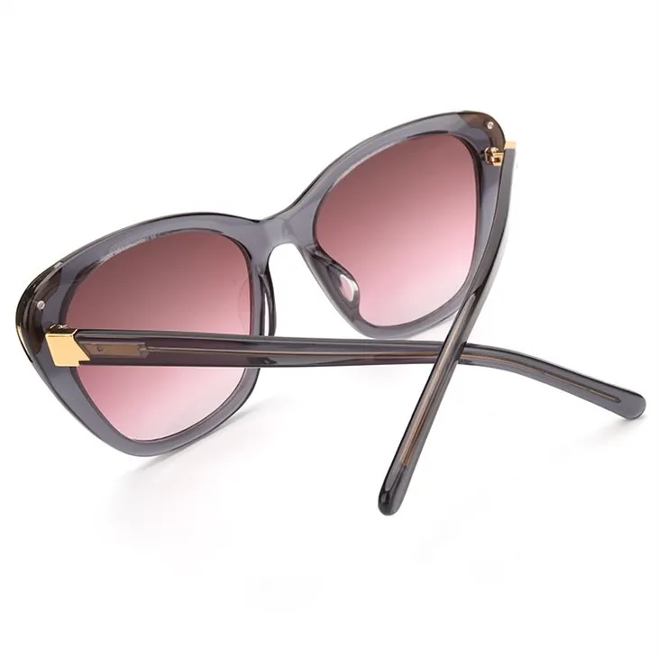 Designer pink gradient lens cat eye sunglasses (4)