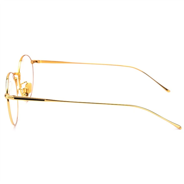 Retro Round Light Weight Titanium Eyeglass Frames